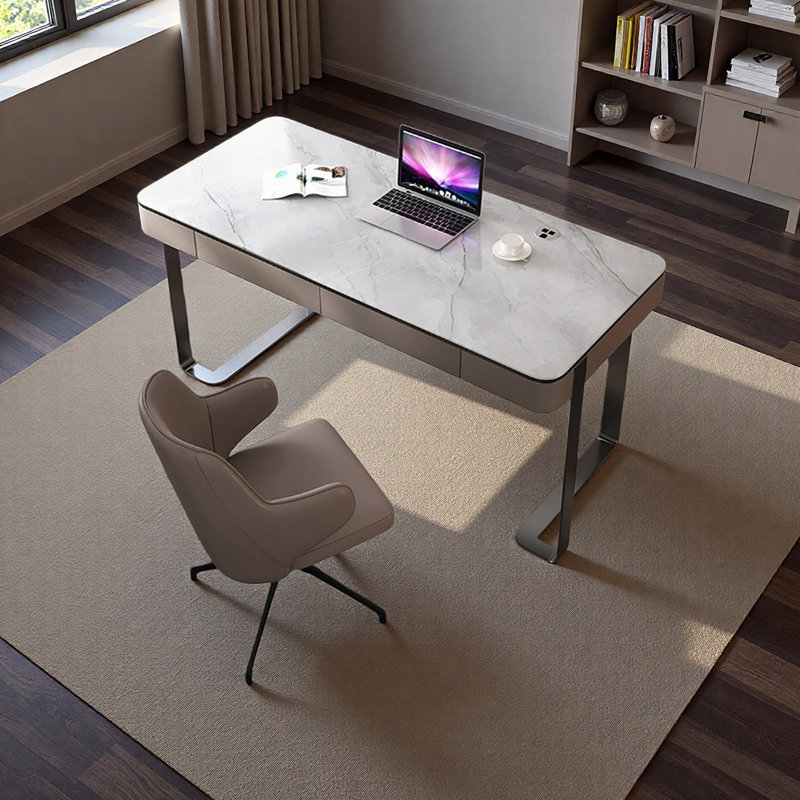 Bureau unique de style luxueux, H 29,52 po x l 62,99 po x P 23,62 po