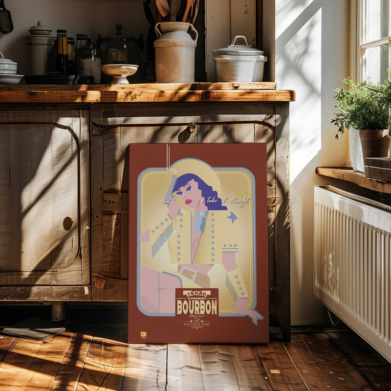 Desert Cowgirl, Wrapped Canvas, Does Not Apply, 18" H x 12" W