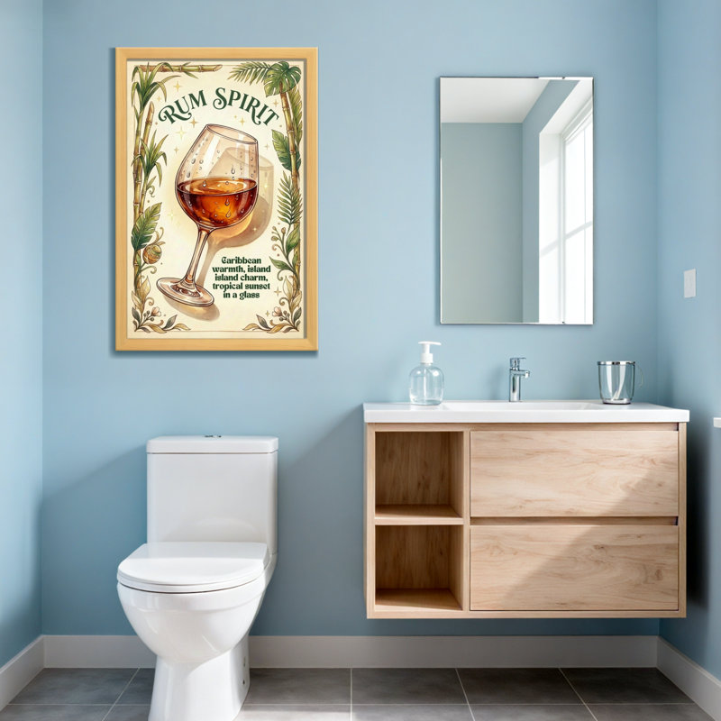 Verre et breuvage alimentaire, H 24 po x l 16 po, Toile tendue, Ne s’applique pas