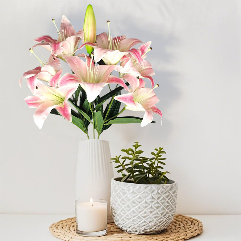 Lily Artificial Flowers Bulk Bouquet