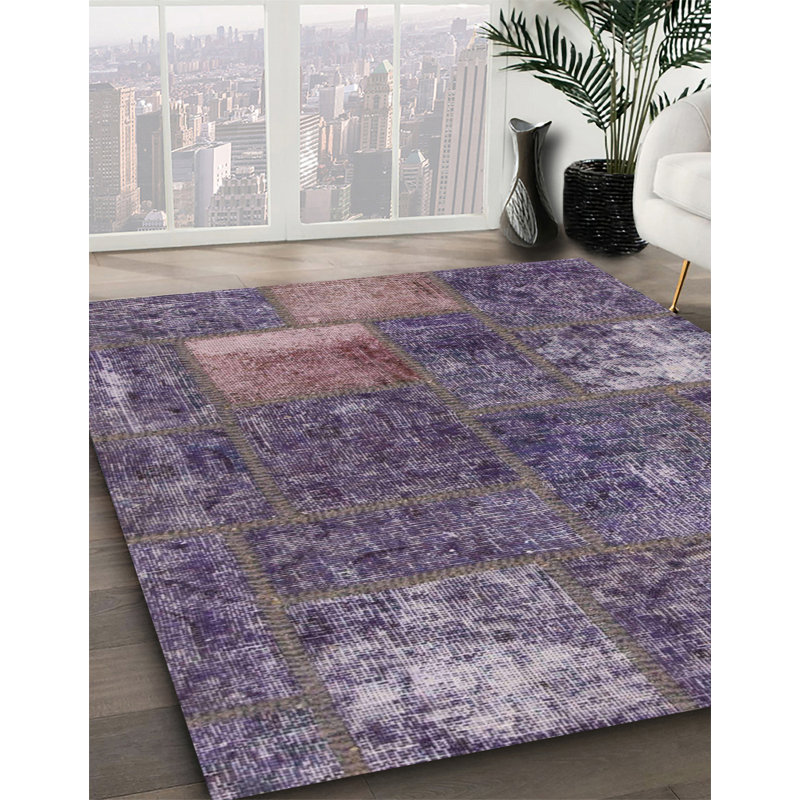 Abstract Indoor Rug, Round 7'