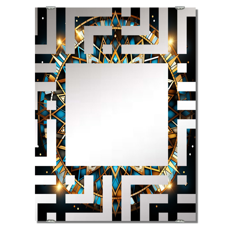 Grand miroir mural Dinius - MIR134747, 32 po x 24 po