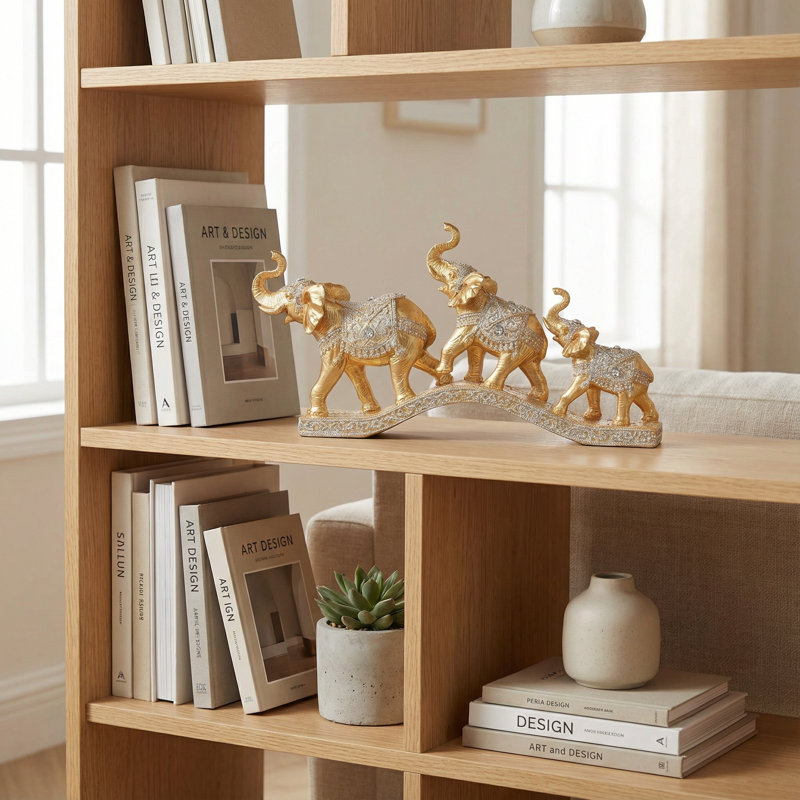 Creative Elephant Statue Decor,