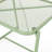 15.5"H Iron Side Table, Modern With Mesh Ornamentation, Weather-, 19.82"W X 18.17"D 7.66Lb 16.7"H , Design, ,-1233670078