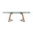 Breck Extendable Glass Top Dining Table