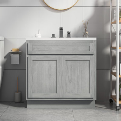 Hibbitts 33'' Single Bathroom Vanity Base Only