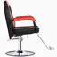 Fauteuil de coiffeur inclinable hydraulique, fauteuil de salon en similicuir