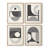 Unknown Space I Framed Print - Set of 4-928176779