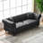 LuxeNest Chesterfield Tech Fabric Sofa With Plush Comfort With Stain Resistant Durability