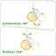 LED ceiling spotlight 2 flame modern 4W warm white 3000K-1897767844