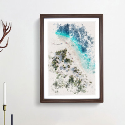 Beach in Caracas Venezuela - Framed Print