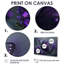 Papillon noir mauve, beauté sur fleur - Art mural papillon-1513760450-1513760451