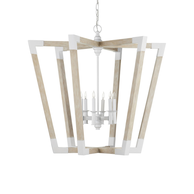 Lustre géométrique à 6 lumières Bastian