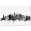 « new york city horizon », impression sur toile tendue-22539244