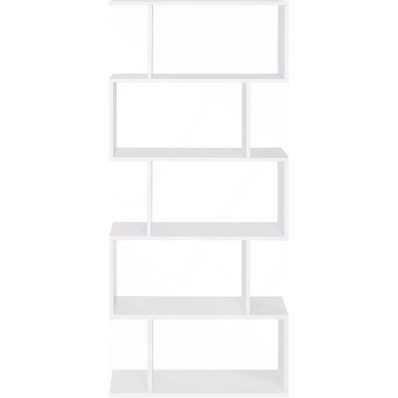 Five Layer Simple Household Bookshelf, Cream White