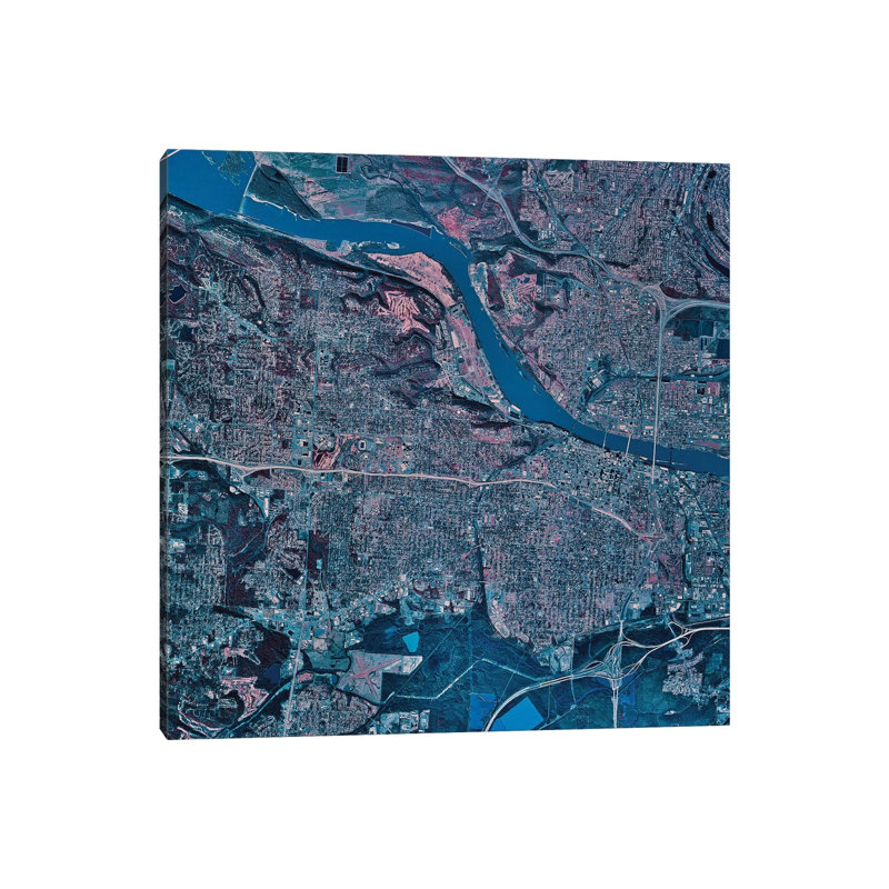 Little Rock, Arkansas by Stocktrek Images - Wrapped Canvas Print, 30.48 cm H x 30.48 cm W