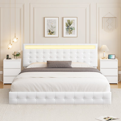 Ensemble de chambre à coucher avec lit rembourré Kinzli