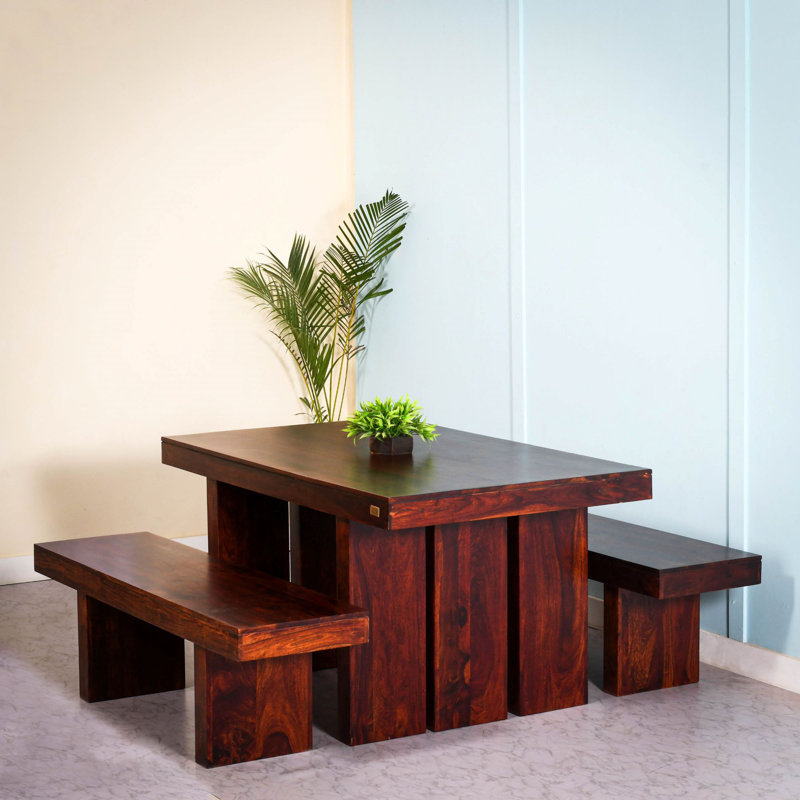 6 - Person Solid Wood Dining Set