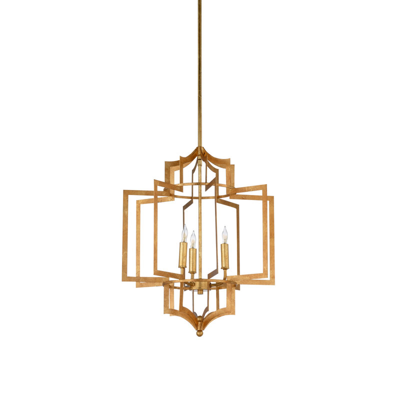 Dover 3 - Light Pendant, Antique Gold