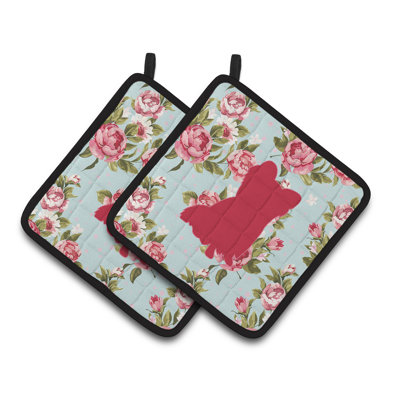 Winston Porter Floral Polyester Potholder