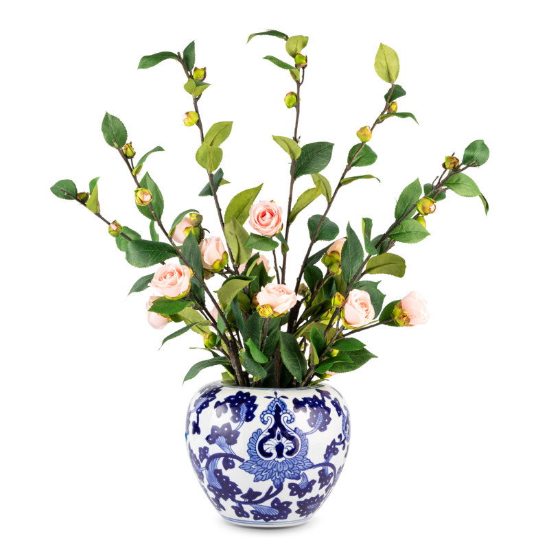 Beau Toile Rose Branch Arrangement