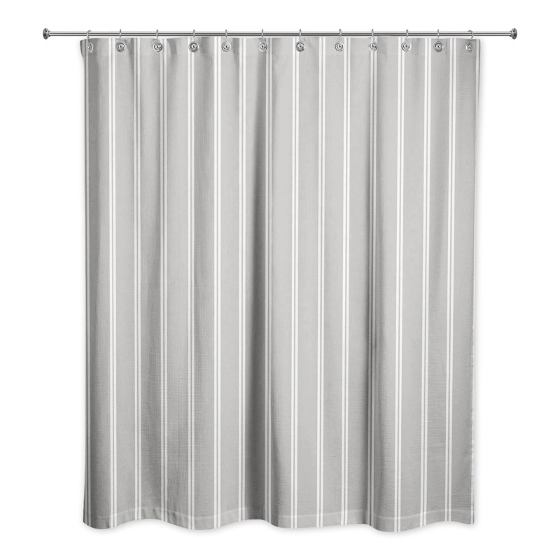 Rideau de douche simple Perine, gris