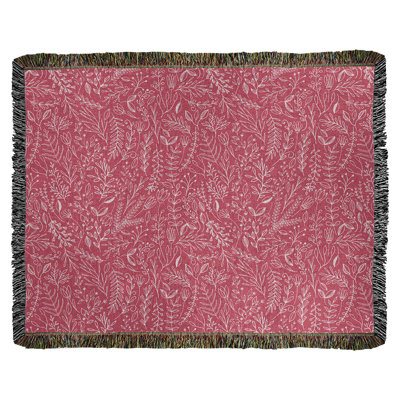 Couverture en coton tissé Katelyn Elizabeth Ditsy