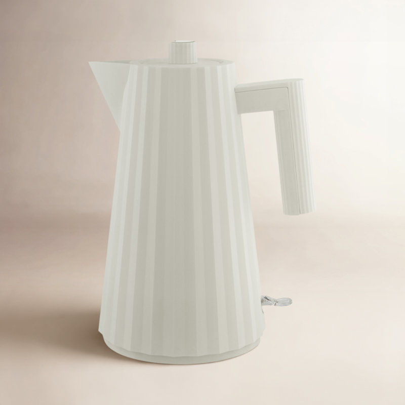 Plissé Electric Kettle, White, Large