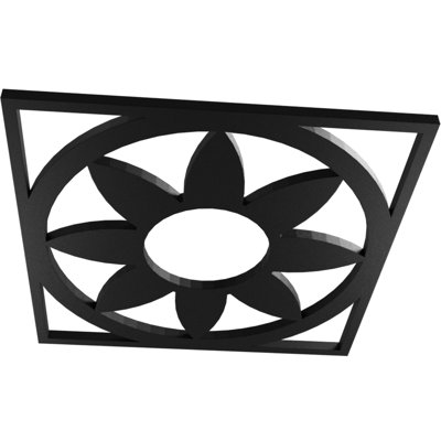 Blume Architectural Grade PVC Pierced Ceiling Medallion