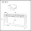 Console moderne à 3 tiroirs avec lattes verticales, conception à bord arrondi pour le rangement du vestibule et du couloir-1569907288