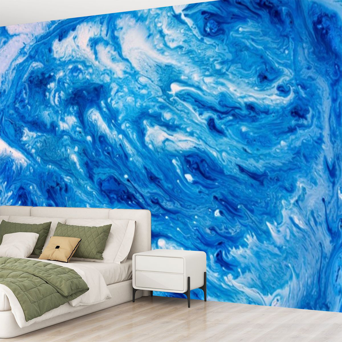 Ivy Bronx Peel and Stick Canvas Wallpaper Wall Mural Beautiful abstract ...