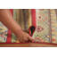 Tapis oriental rayé Kazak
