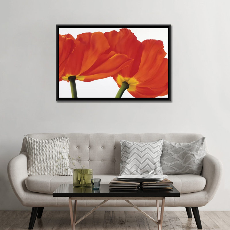 « spring danse », reproduction d’impression sur toile, H 18 po x l 26 po x P 1,5 po, Toile avec cadre noir