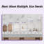 Miroir de salle de bain sans cadre, miroir sans cadre à bord biseauté pour salle de bain, salon, entrée de maison, miroir mural élégant-334302145