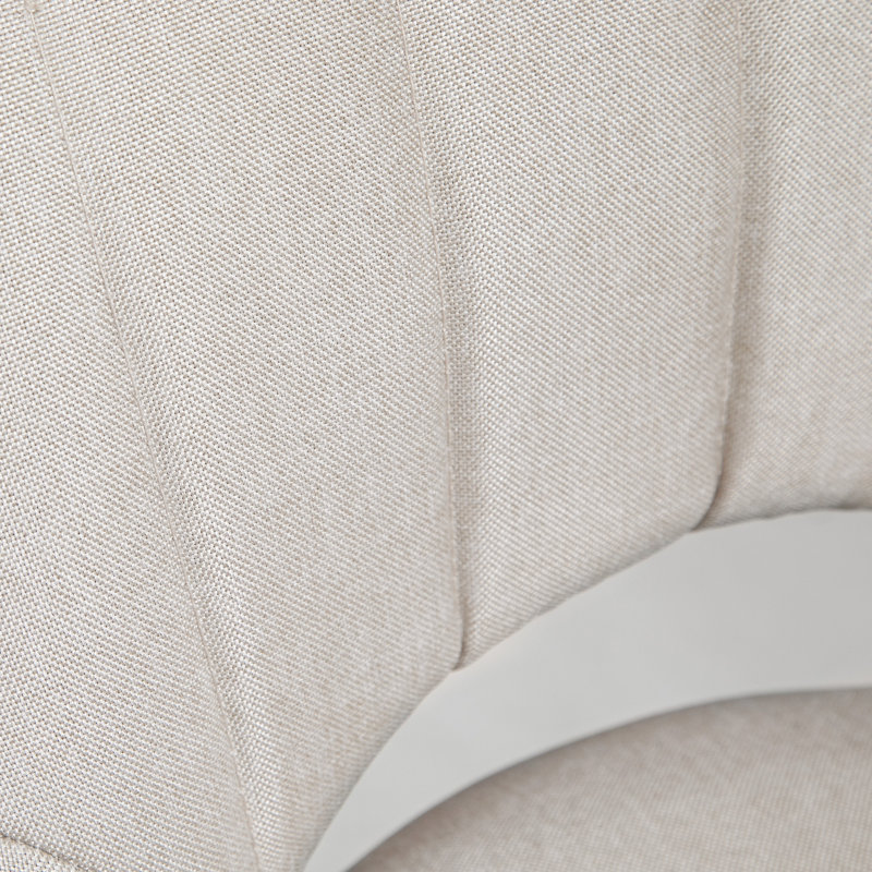 Tabouret de bar Brnadon, Blanc crème
