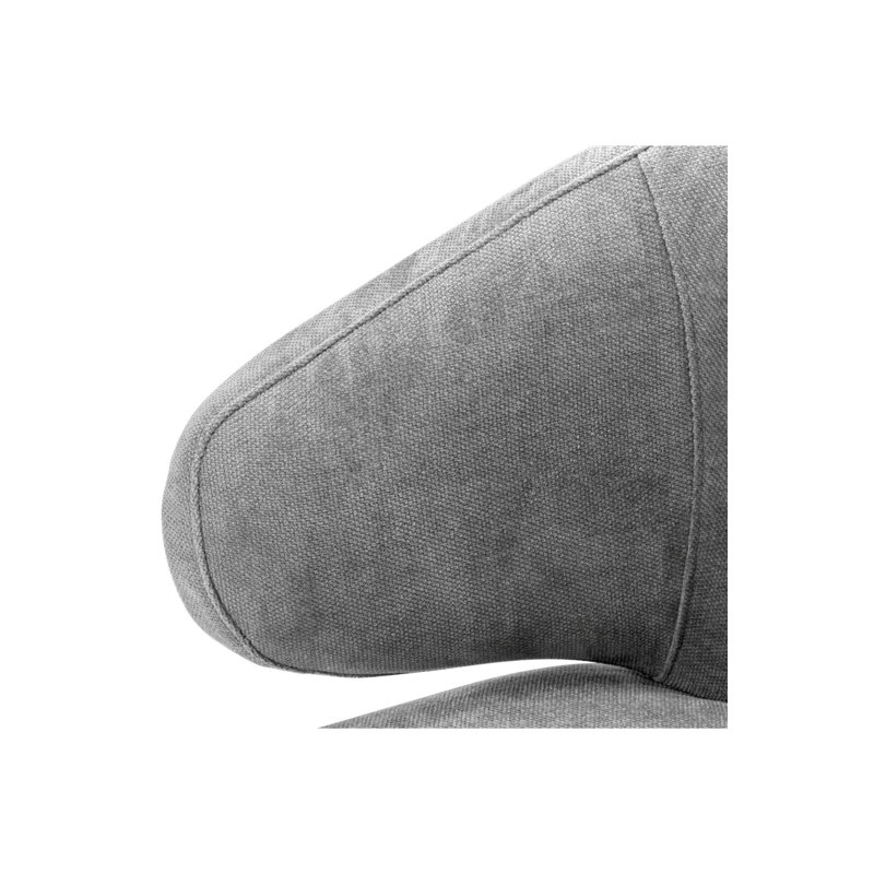 Cardinale Upholstered Arm Chair, Gray