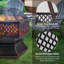 Millersville Hexagon Iron Smokeless Fire Pit