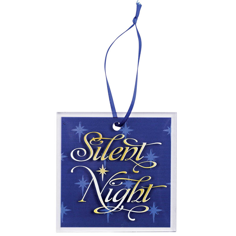 Ornement étoile bleue nuit silencieuse