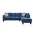 Velours bleu foncé