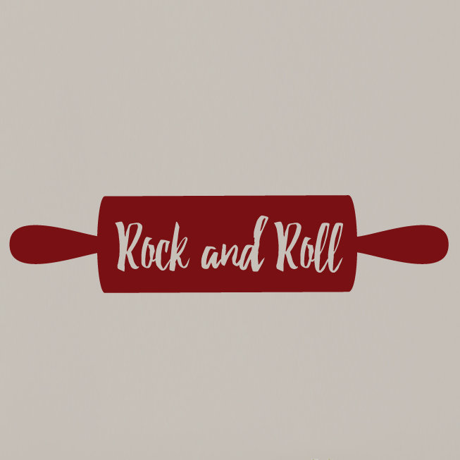Abstract Non-Wall Damaging Wall Decal, Cranberry