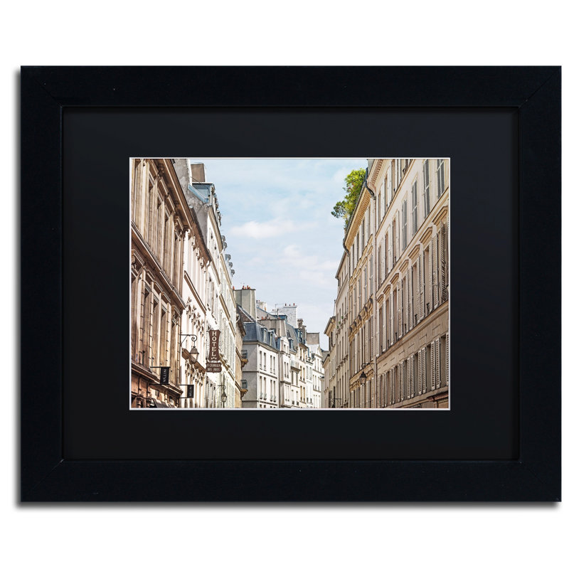 « parisian immeubles », reproduction de photo sur toile encadrée, H 11 po x l 14 po x P 0,5 po