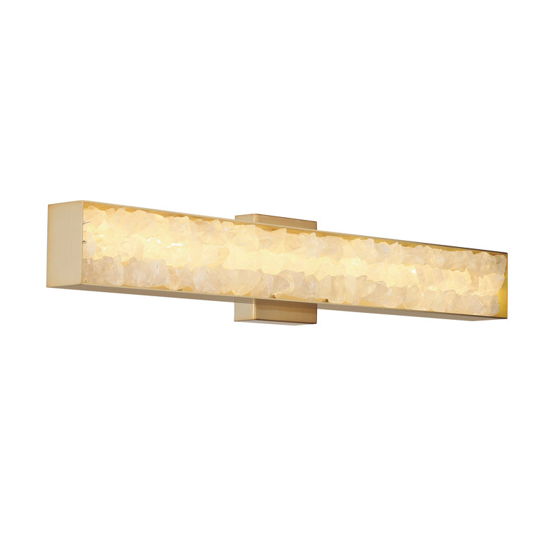 Everly Quinn Lennards - LED Wall Sconce In Celeste Brass