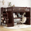 Lit mezzanine simple avec bureau mobile et tablette de rangement-1779570792-1779570795