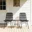 Chaise de patio grise