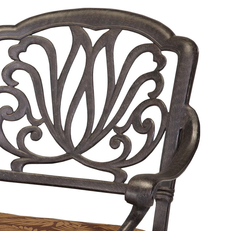 Chaise de patio pivotante avec coussin Arrey, Gris anthracite