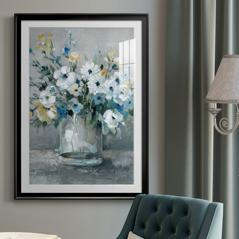 Sweetest Blossoms - peinture encadrée, H 30,5 po x l 42,5 po x P 1,5 po, Noir
