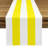 Yellow Striped Table Runner 108" x 14"-27798655-27778789