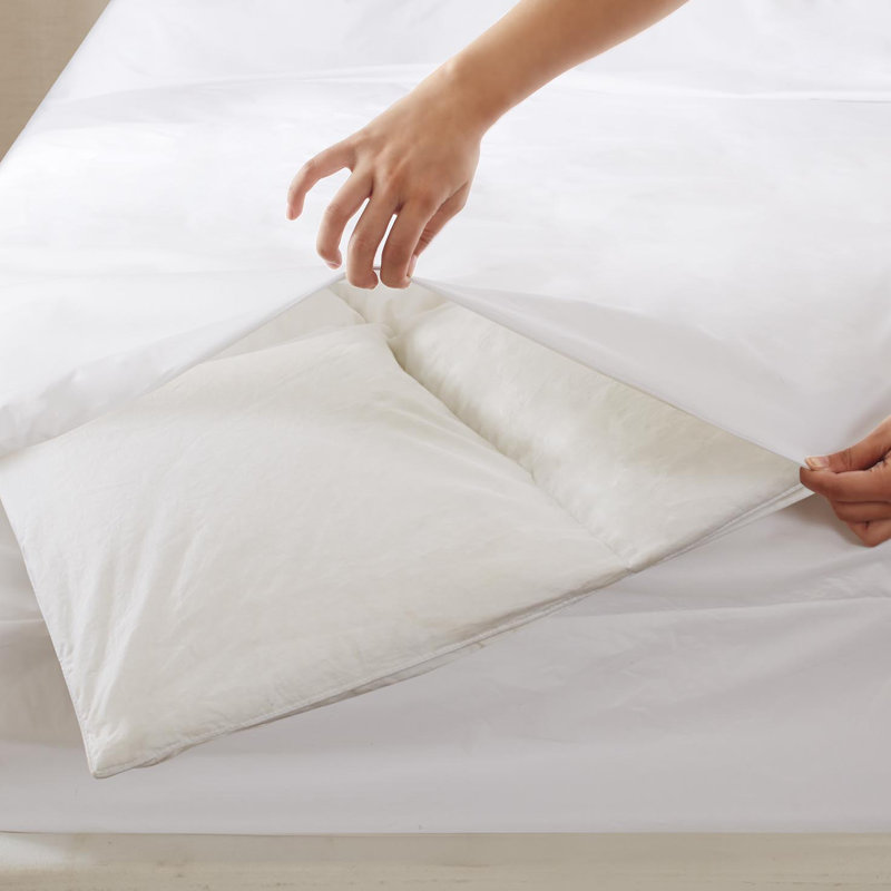  Protecteur d'édredon blanc Scotchgard 3M blanc, Housse de protection pour édredon double / grand