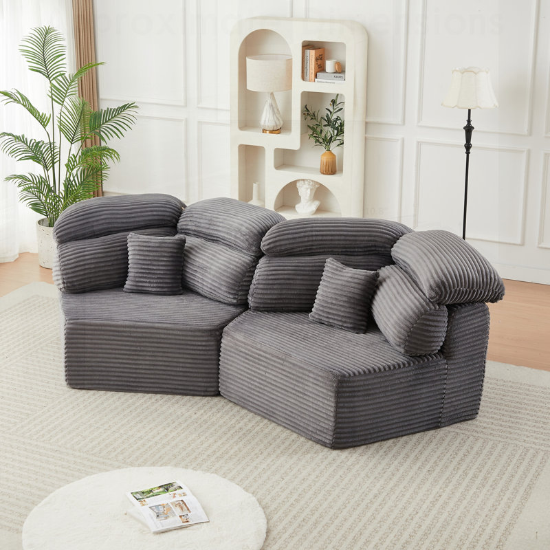 Méridienne moderne à une place Cocooning Sensation avec une enveloppe élégante, pour une utilisation polyvalente