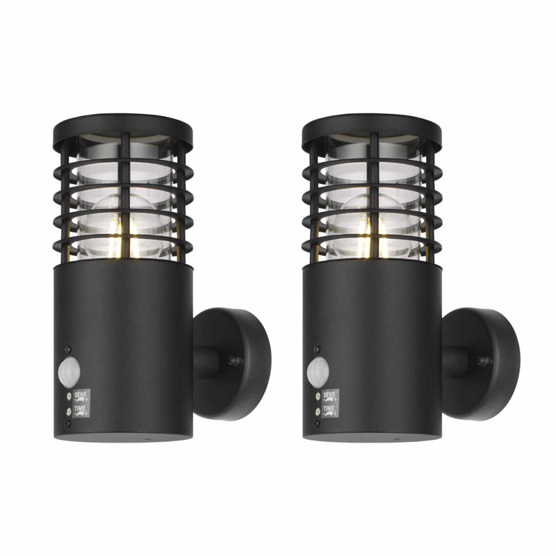 Shlok Black 22.2cm H Outdoor Sconce